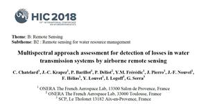 Multispectral approach assessment for detection of losses in water transmission systems by airborne remote sensing